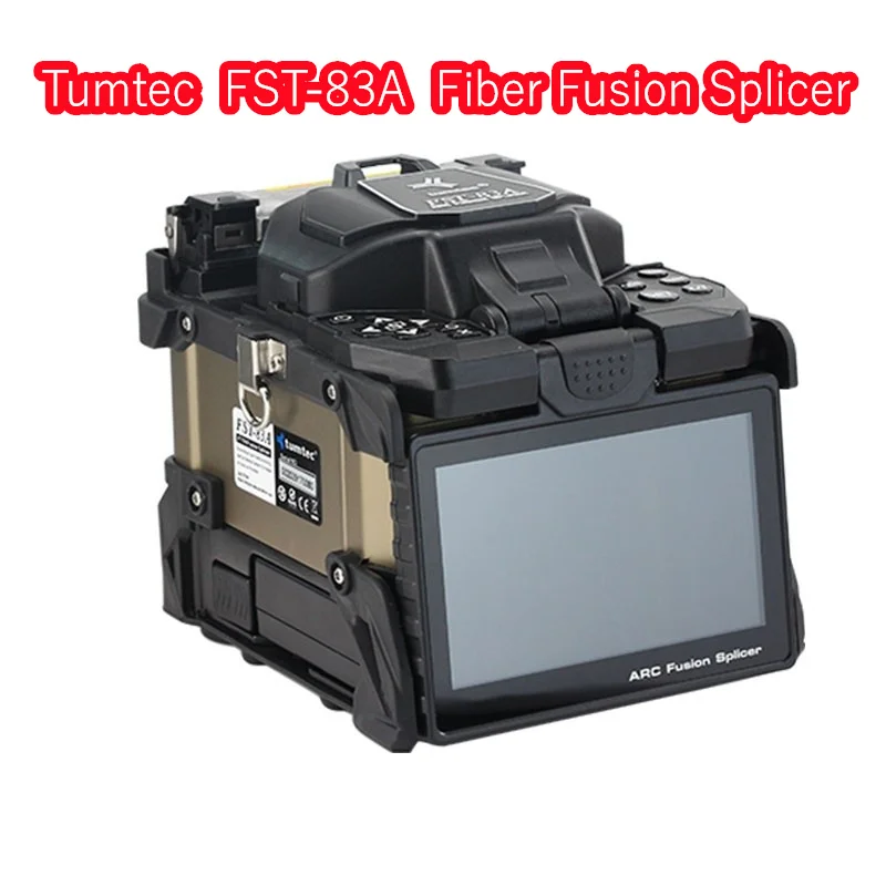 FTTH Fiber Optical Fusion Splicer, FST-83A Core Alignment Motor, Touch Screen, Automatic Splicing Machine full automatic touch screen 6 seconds fast splicing optical fiber fusion splicer for ftth