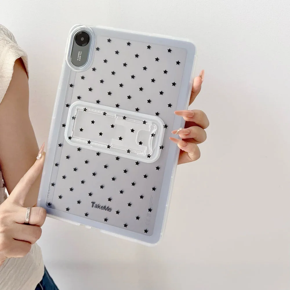 Transparent Shockproof Printed Stand Tablet Protective Case