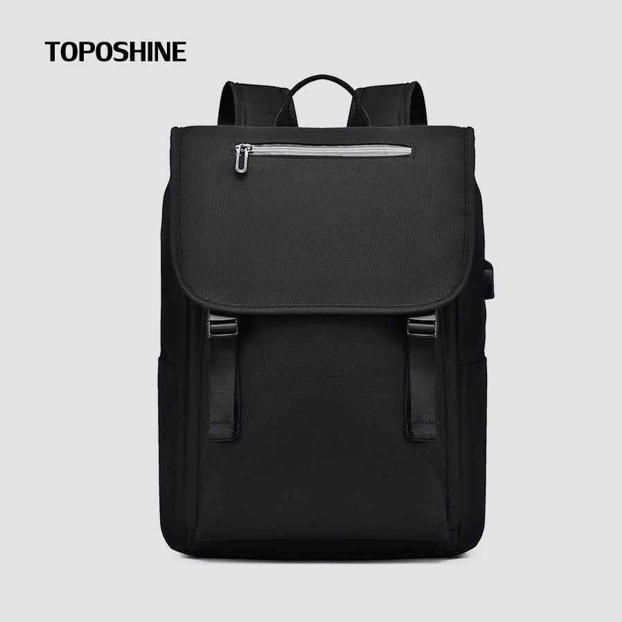 

Большой нейлоновый деловой рюкзак Toposhine для мужчин, дорожная школьная сумка для ноутбука 15,6 дюйма в стиле ретро, мужские спортивные ранцы