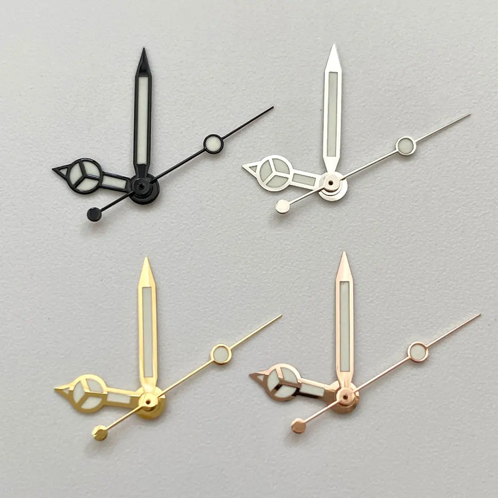 NH35 시계 손 NH34 NH35A NH36 7S36 4R36 실버 골드 로즈 Submariner 메르세데스 다이버 Aiguille 바늘 세이코 부품에 빛나는