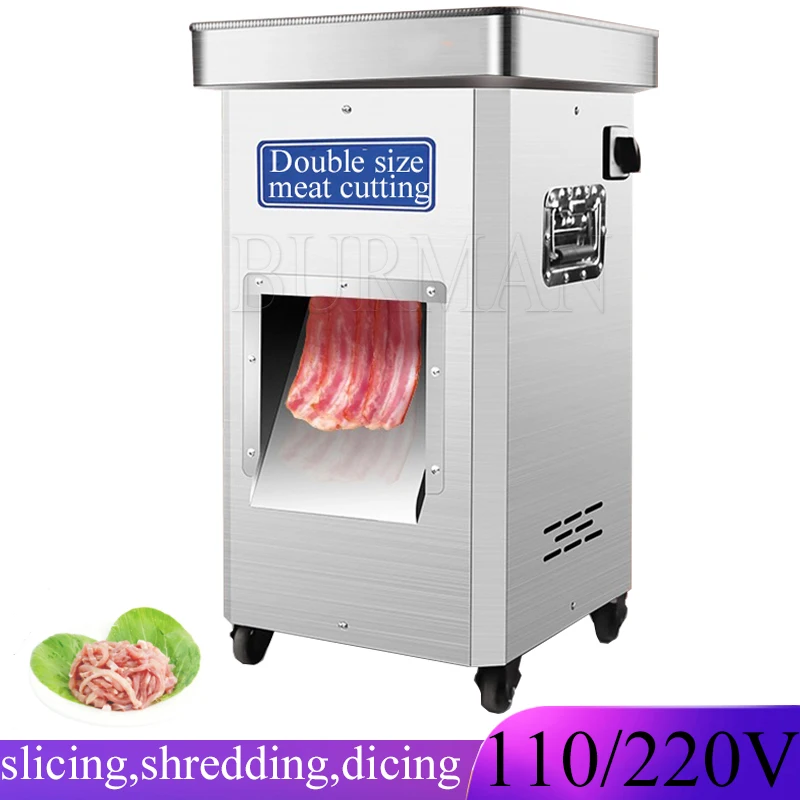 

Commercial Meat Slicer Stainless Steel Electric High Power Fresh Meat Cutting Machine