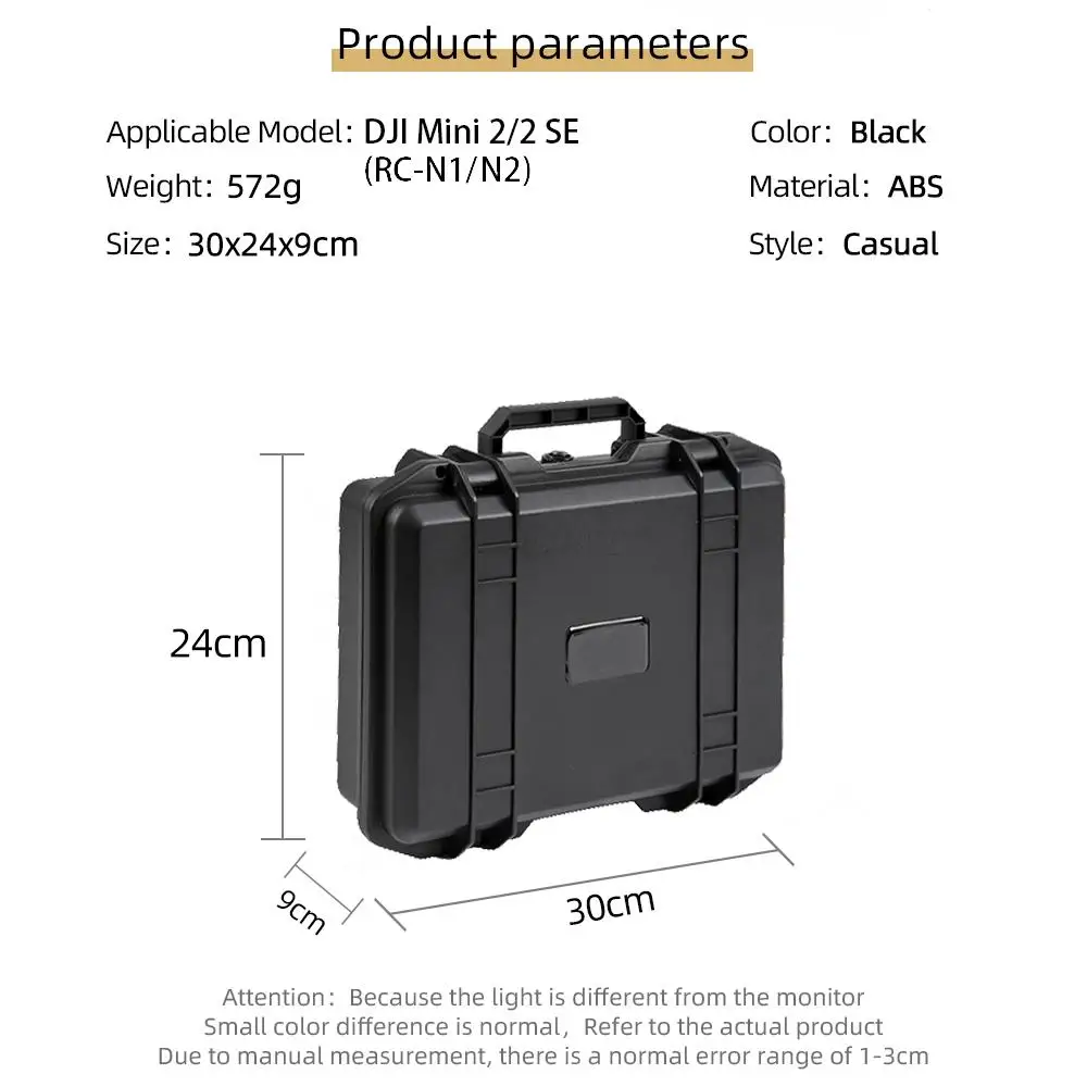 Drone Case Explosion Proof Box for DJI Mini 2 Hard Shell Suitcase Waterproof Storage Carrying Accessories