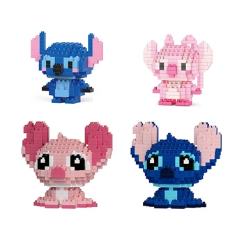 Lilo and Stitch Building Blocks Disney Bricks Stitch Bitrthday Assembled Block Set Toys Gift Anime Figures Christmas 1