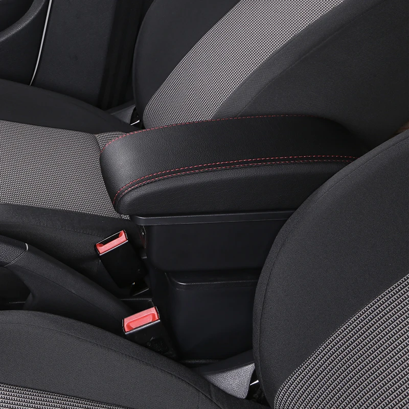 Pour Peugeot 307 2002-2007 Voiture Accoudoir Rotatif Boîte Organisateur Boîte De Rangement Console Centrale Avec Cendrier Porte-gobelet USB Pièces De Rénovation Accoudoirs ( Color : C Styke Beige