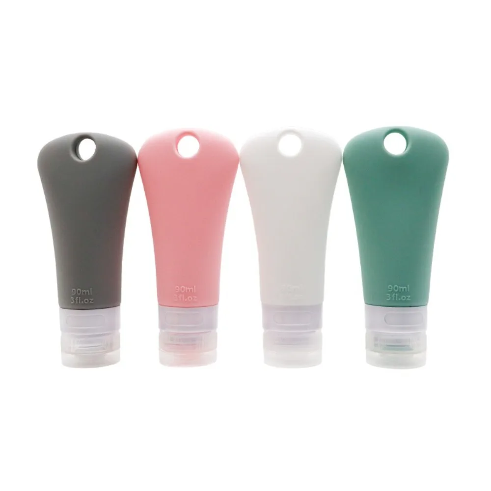 

Portable Silicone Travel Bottle Cosmetic Storage Refillable Lotion Bottle Leakproof Shampoo Container Squeeze Tube Empty Bottle