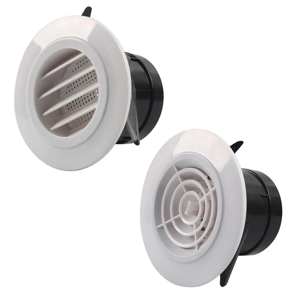 

Car Air Outlet Vent Round Adjustable Central Air Conditioning Vent Indoor Air System Exhaust Vent Replacement Parts