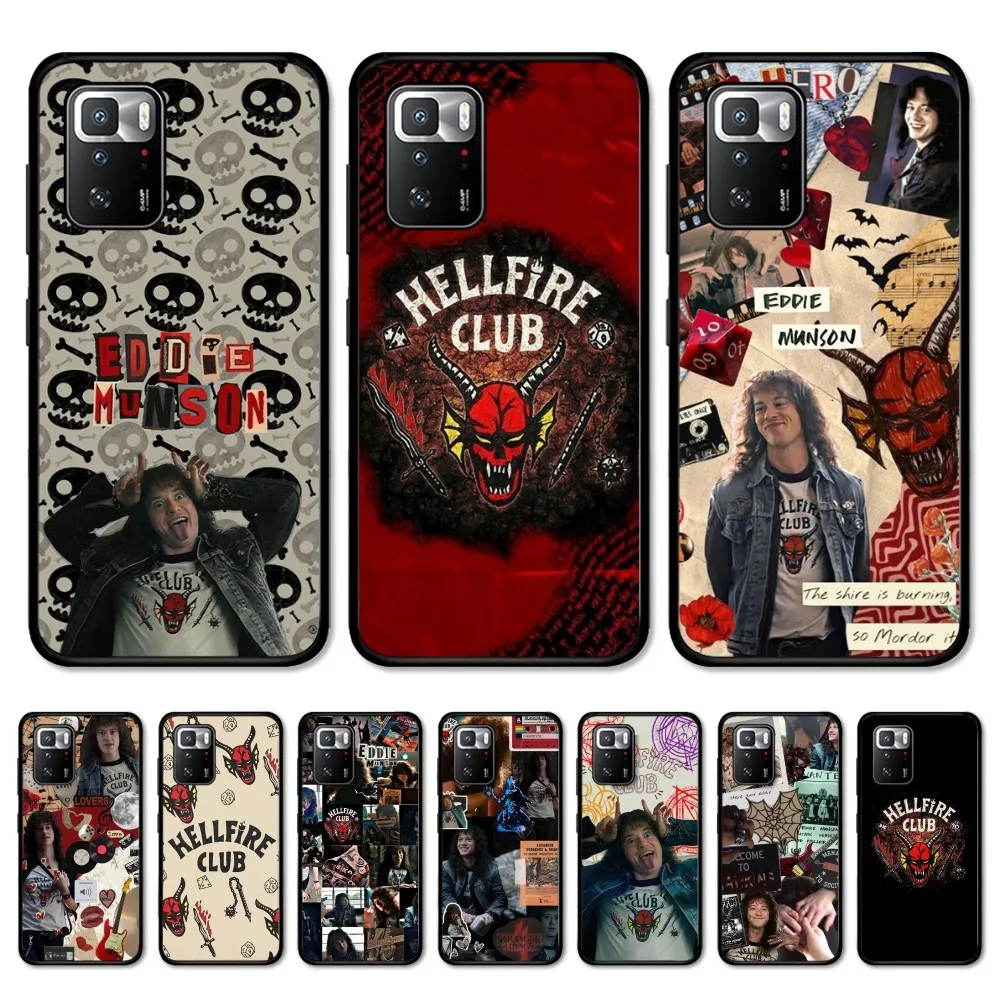 Custodia Per Telefono Eddie Munson Per Redmi Note 4X5 A 6 7 8 T 9 9S 10 11 11S 11Epro Poco M3 Pro
