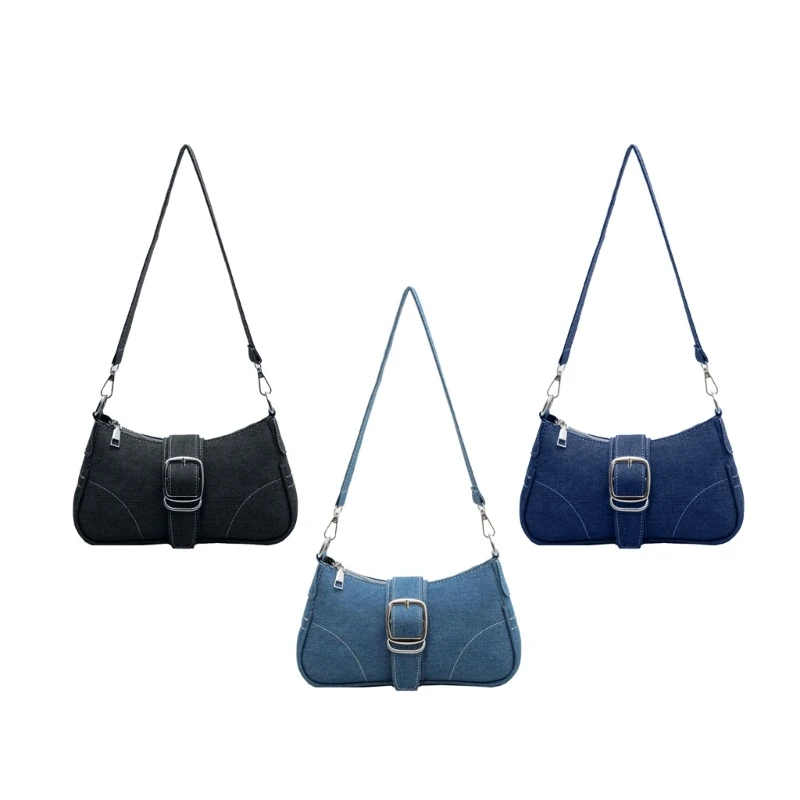 Convenient Shoulder Bag for Women Underarm Crossbody Bags with Adjustable Strap E74B