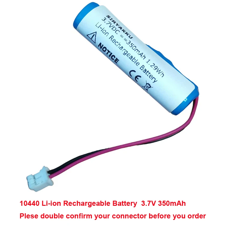 10440 Batteria Ricaricabile Agli Ioni Di Litio Per Dispositivo Di Levigatura Linea Nuface Fix Batteria 3.7V 350Mah