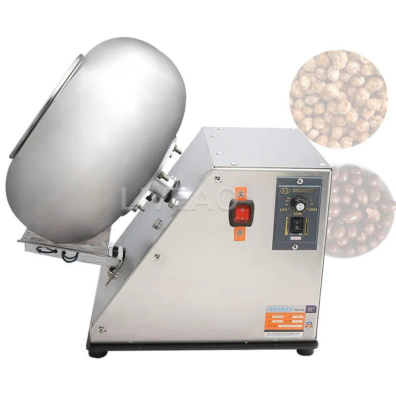 

Automatic Electric Commercial Chocolate Panning Enrobing Machine Multifunctional Peanut Candy Sugar Coating Spraying Machines