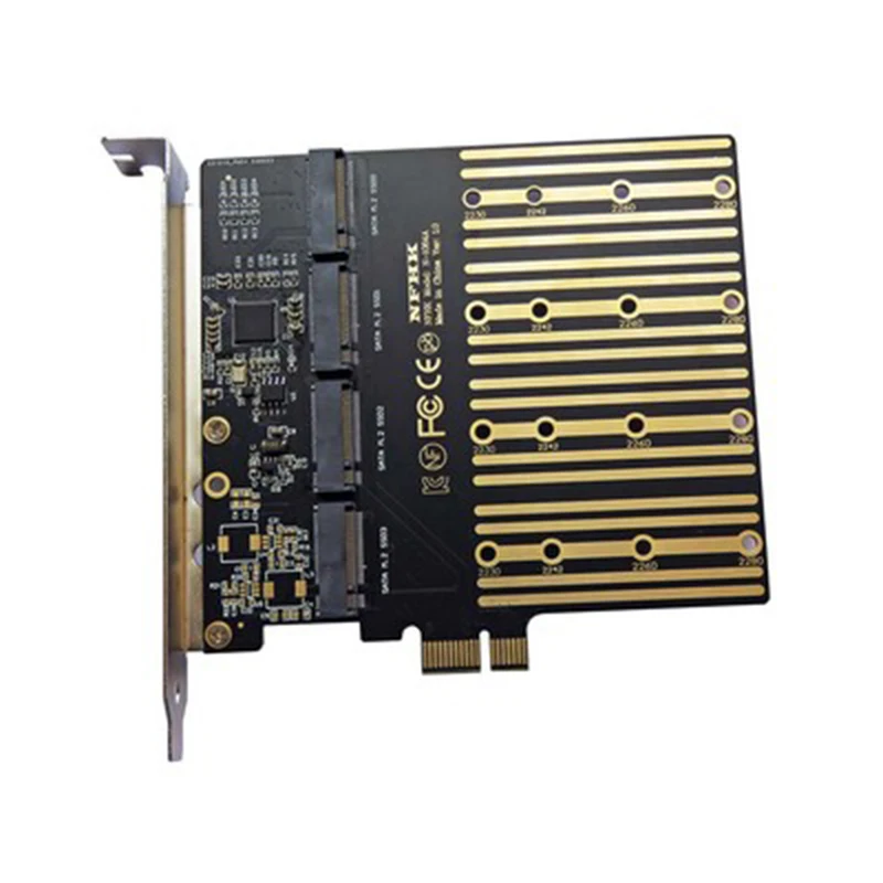 PCIE to M2 어댑터 확장 카드 라이저, PCI Express X1 3.0 4 포..