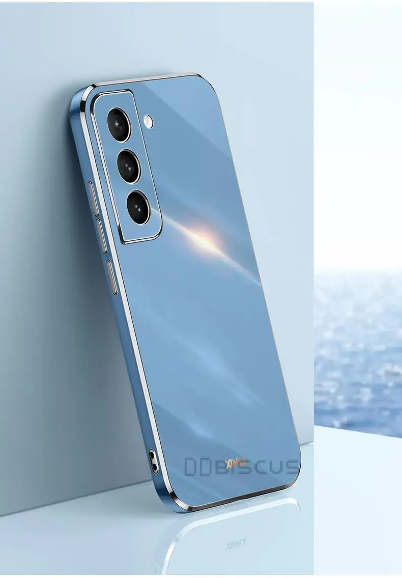 Custodia per Samsung Galaxy S21 FE S22 S20 Ultra S21 Plus S21Plus s20fe 5G, placcatura di lusso, morbida custodia in silicone gel, custodia Co_voghion.com