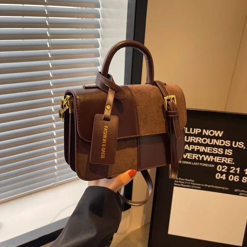 Advanced Texture Niche Ladies 2024 New Fashion Portable Shoulder Bag Popular All-Matching Crossbody Bag