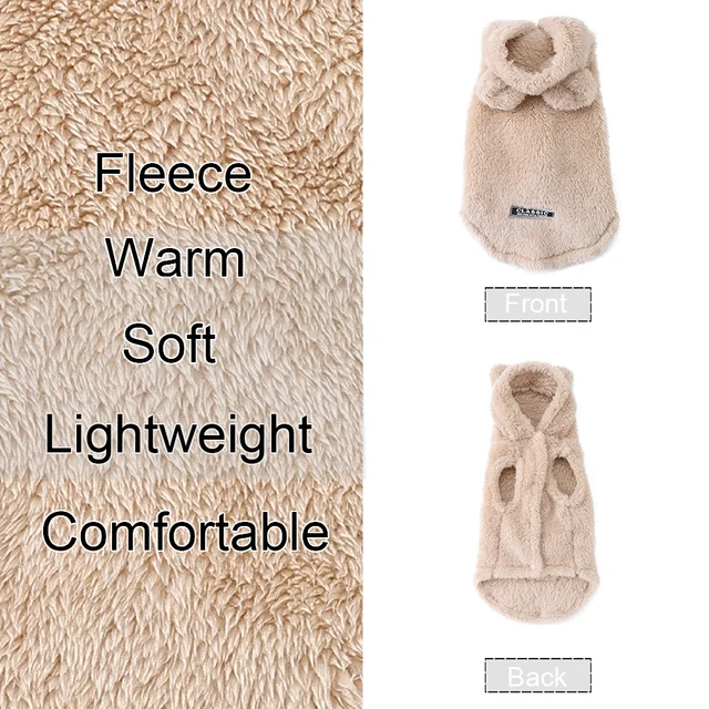 Soft Pet Coat For Small Medium Dogs Cats Dog Fleece Warm Cat Hoodies For Winter Funny Cute Rabbit Ear Sphynx Puppy Kitty Clothes 3