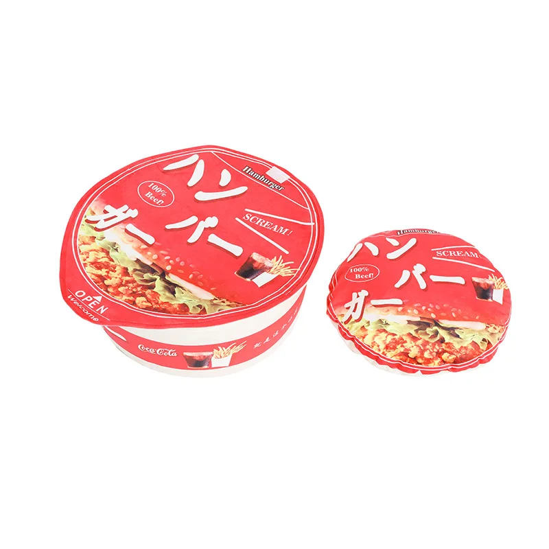 

Hamburger Boxed Kennel Warm Chocolate Box Japanese Cat Nest Pizza Barrel Pet Bed Japanese Instant Noodle Kennel