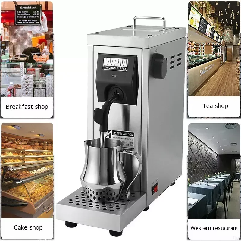 Wpm-MS-130D2/ 130 TStoom Melkopschuimer Thuis Commerciële Beroep Gepompt Stoom Motor Thee Winkel Drank Verwarming Koffie Bubble 5
