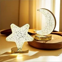 Lampe de chevet de chambre à coucher avec une sensation luxueuse et haut de gamme, lampe d'ambiance décorative célèbre sur Internet, veilleuse à charge Simple 1