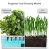 automatic hydroponics growing system with led grow lights