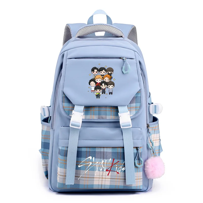 

Mochila stray kids Backpacks Boys Girls Bookbag School Bags Cartoon Kids Rucksack Travel Rucksack Shoulder Bag Large Capacity
