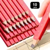1/5/10pcs carpenter's pencil thick core black pen special marking pen DIY with scale carpenter's tool pen stationery marking pen 1