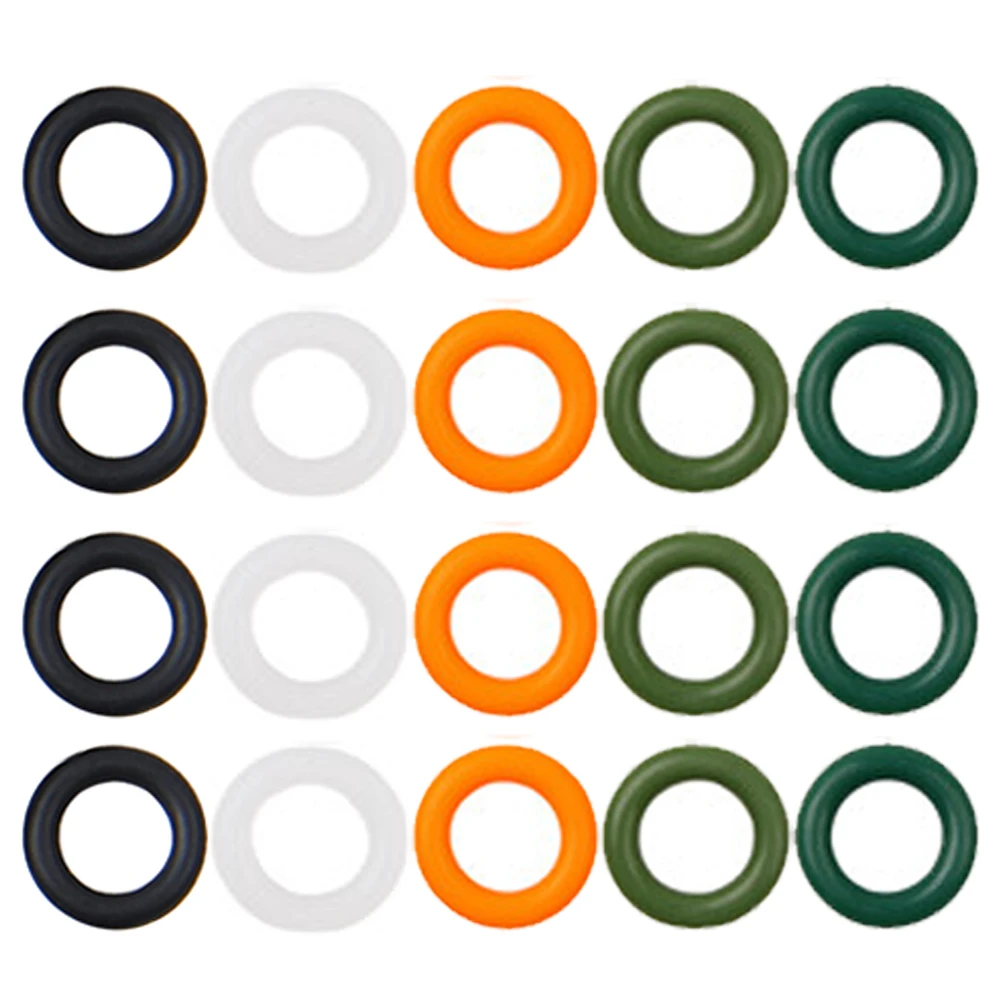 500Pcs Wacky Worms O-Rings Per Wacky Rigging Wacky Worm Tool Per Bass Trout Wacky Rig Neko Rig Lure Fishing Tackle