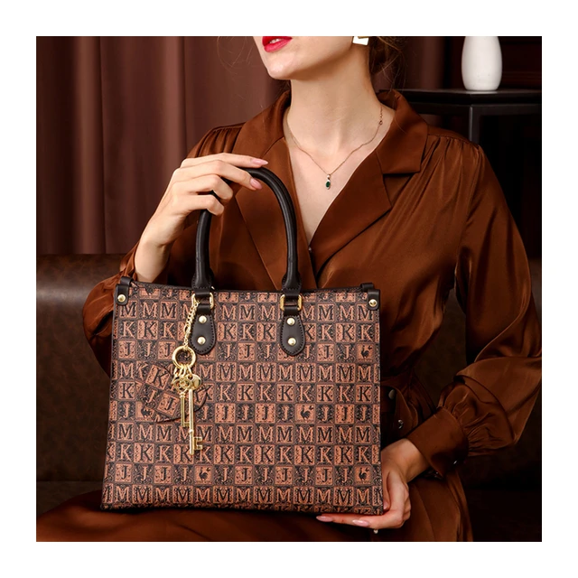 Luxury Monogram Handbags Women  Luxury Monogram Leather Purse - Big Women  Leather - Aliexpress