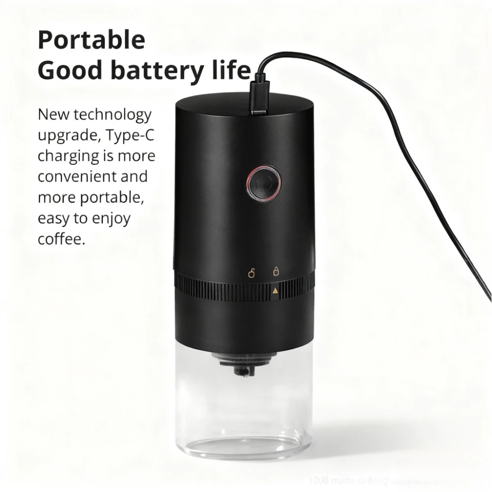 مطحنة القهوة القابلة لإعادة الشحن السيراميك طحن حب...
