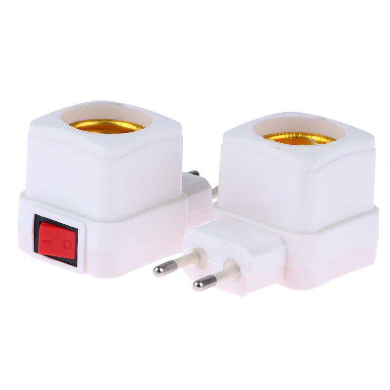 Description Picture 2 of item1 Pc E27 Socket Bulb Adapter LED Bulb Socket Base Lamp Holder Plug Adapter Portable Lighting Accessories