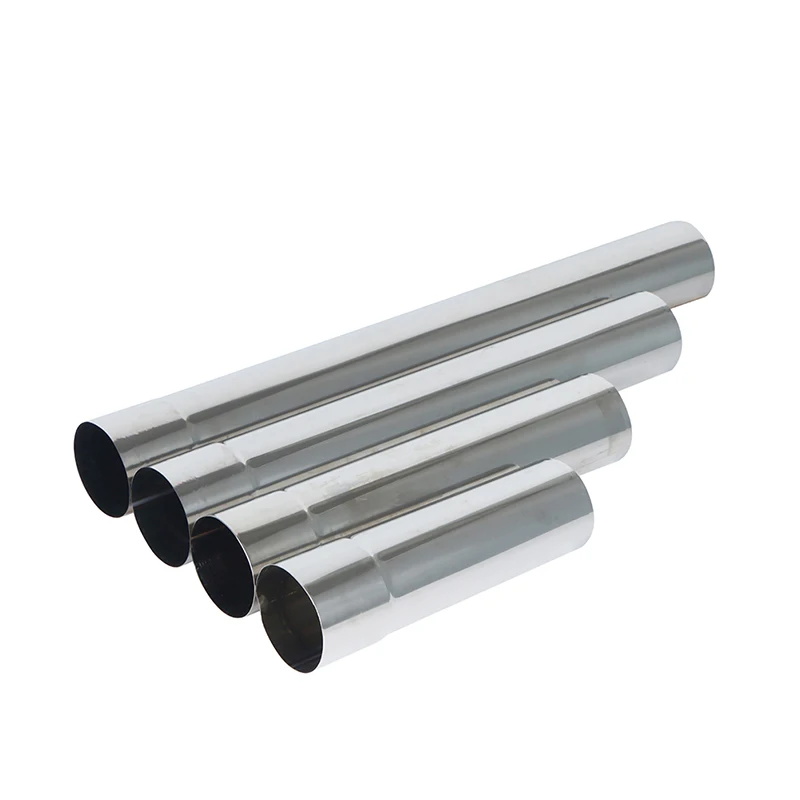 1Pcs Stainless Steel Stove Pipe Chimney Stove Boiler Exhaust Pipe Flue Liner 20cm/30cm/40cm/50cm