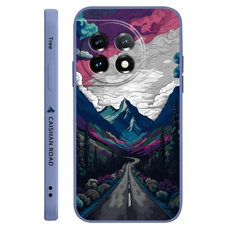Illusionary Mountain Liquid Silicone Phone Case