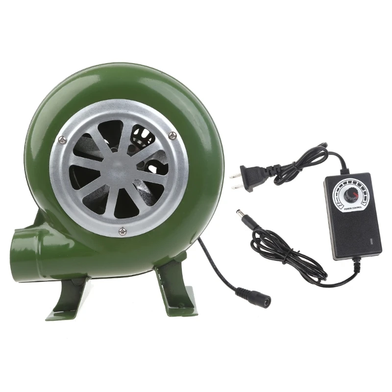 Electric Blower Fan 100v 220v AC100-240V Suitable For Barbecue Mini Blacksmith Forges With Speed Adapter bbq fan barbecue blower air blower hand blower