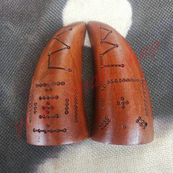 Yin Yang cup divination tool, Taoist nature, Taoist magic instrument, lightning strike, jujube wood, hetuluo book, holy divinati 3