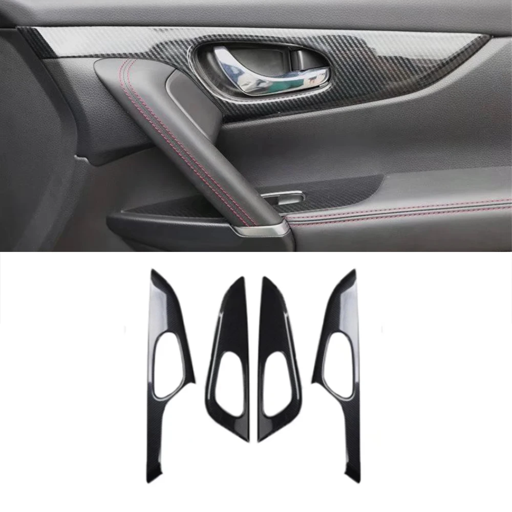

For Nissan Qashqai 2019 Car Door Panel Interior Handle Bowl Trim Styling ABS Auto Accessories