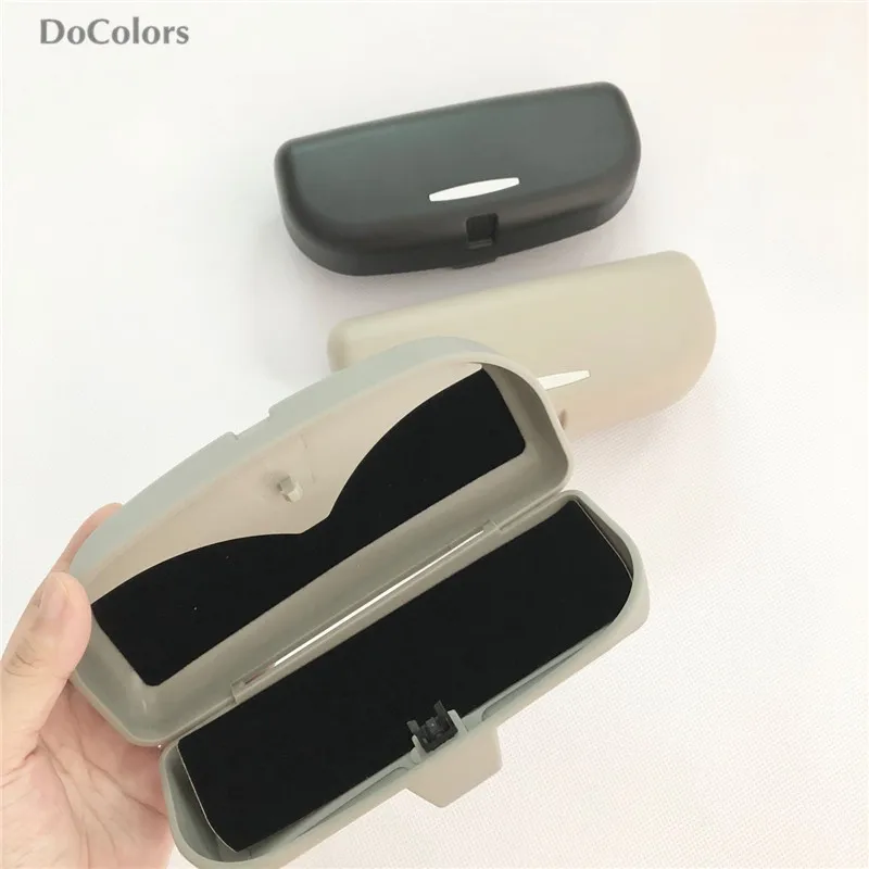 Docolors Car Sun Visor Glasses Holder Case For Volvo S40 S60 S80 Xc60