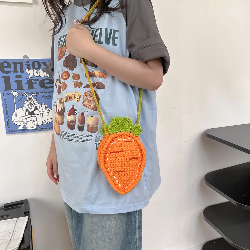 carrot clutch bag