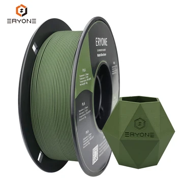 ERYONE Matte PLA Filament 1KG Spool 1.75mm 1.45 Density (g/cm3) Matte PLA Filament For FDM 3D Printer Fast Free Shipping 1