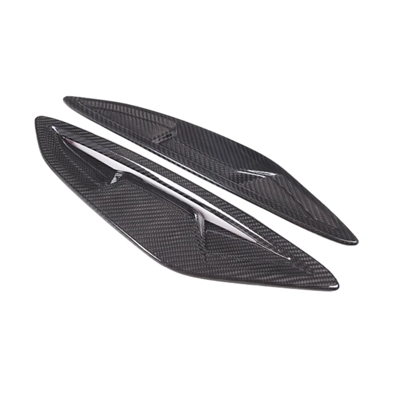 

For BMW 8 Series G14 G15 G16 2019-2022 Dry Carbon Fiber Car Side Fender Side Air Outlet Cover Trim Accessories