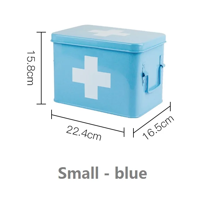 zwavel vis Lang First Aid Medicine Box Supplies Kit Organizer, Metal Tin Medic Storage Bin  Hard Case with Removable Tray White Cross, for Home - AliExpress