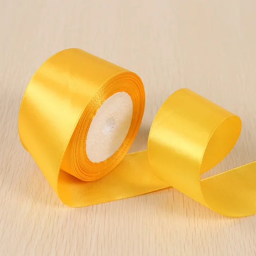 Elegant Satin Ribbons in Variety of Colors for Wedding and Party Decorations