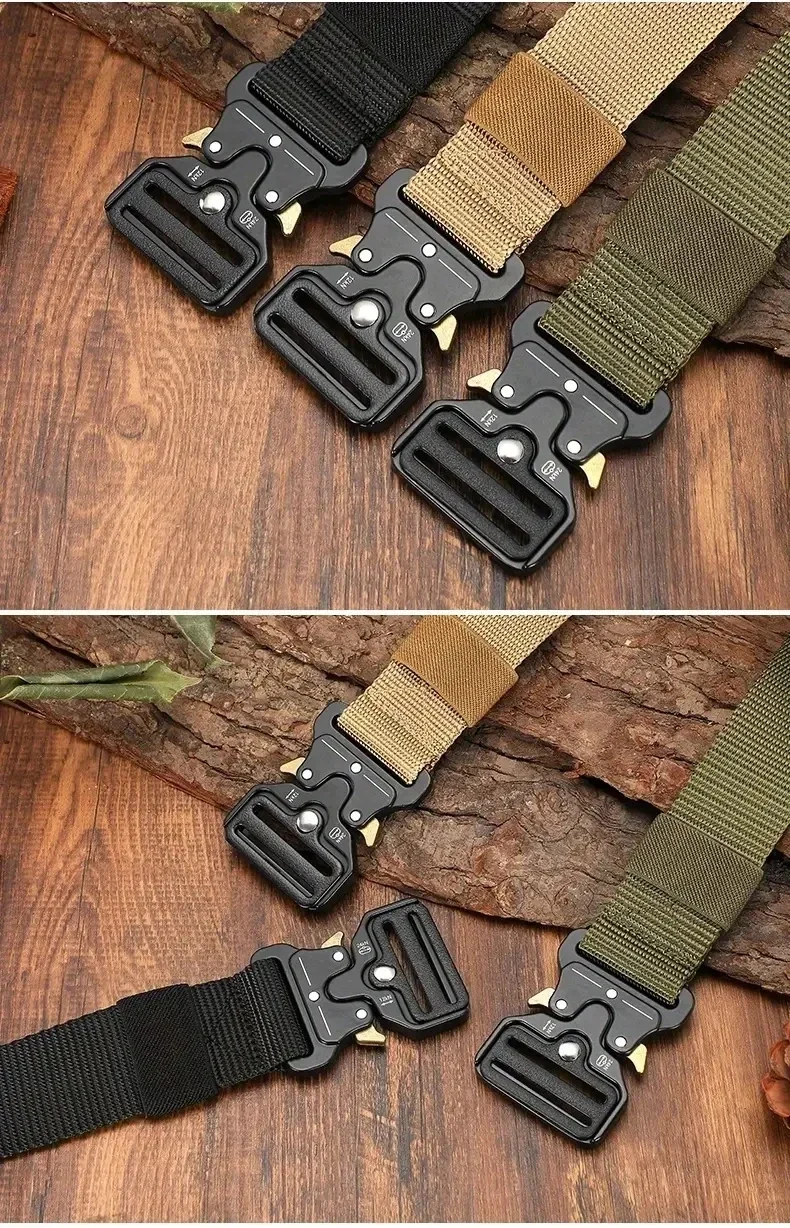 5 Stile Der neue Herrengürtel 125 cm Schnallengürtel Nylon geflochtener leichter atmungsaktiver Alltags-Pendler-Herrengürtel – Detail 14