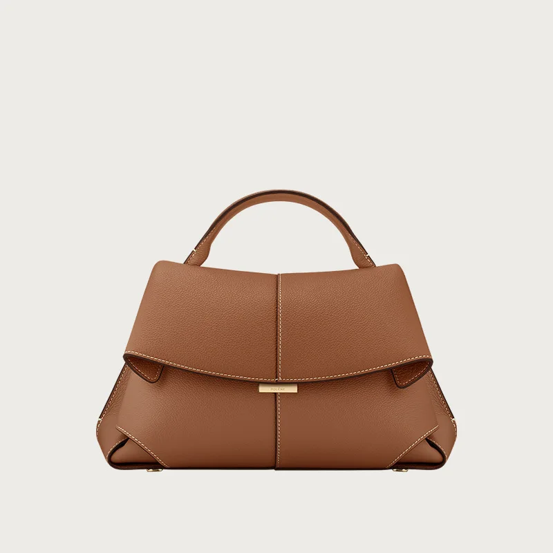 thumbnail image 1 of Nuevo bolso de mano plisado de piel de vaca con diseño de moda para mujer, bolso cruzado de viaje de alta calidad para mujer, bolso de hombro sencillo, 1 of 4