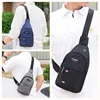 Durable & Spacious Men's Sling Backpack - Multifunctional Travel & Sport Bag with Phone Charging Port & Earphone Hole 1