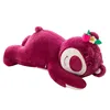 MINISO Disney Toy Story 3 Lotso Plush Toys Cartoon Strawberry Bear Plush Doll Kawaii Anime Bear Stuffed Doll Pillow Xmas Gift 4