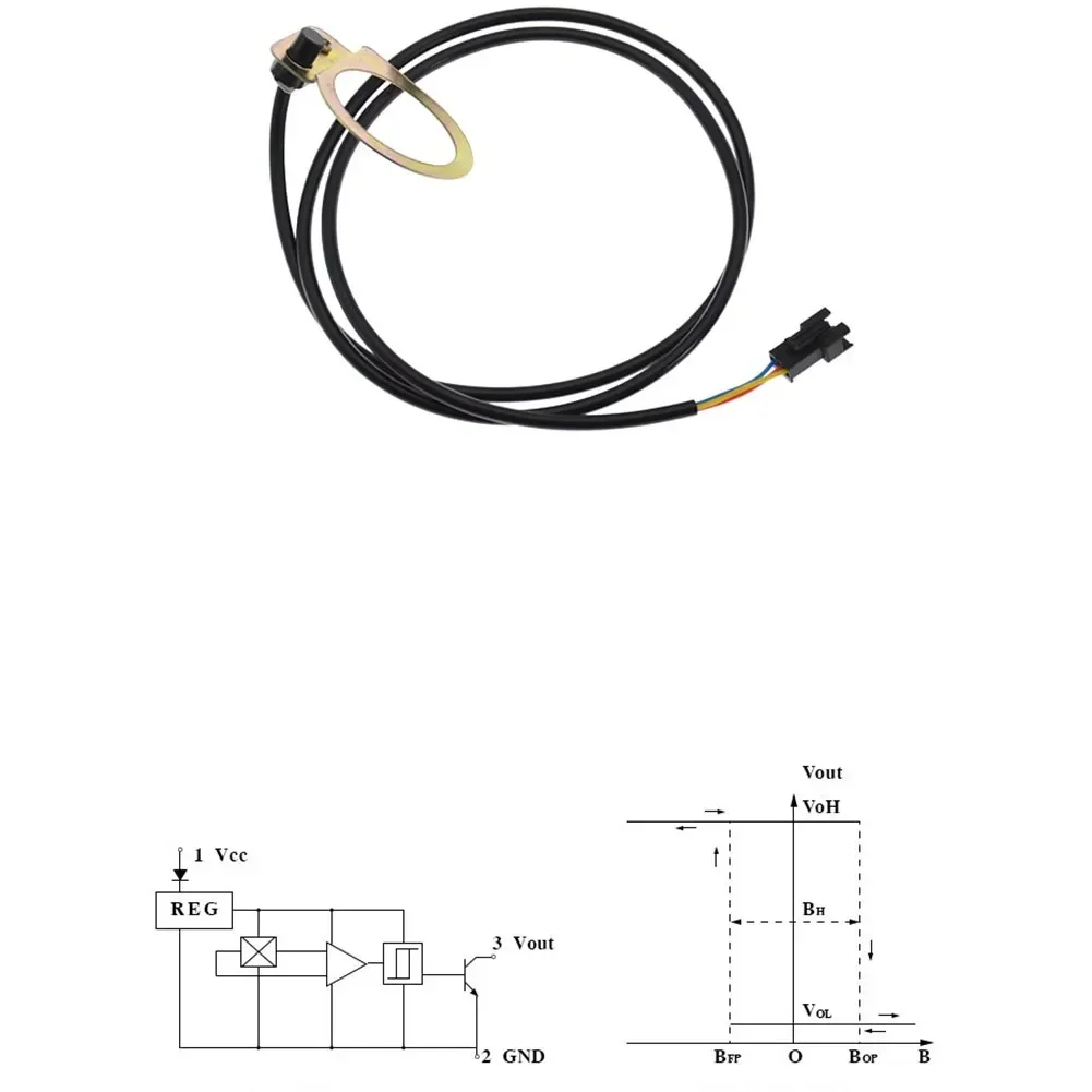 Electric Bicycle Pedal PAS System Assistant Sensor 5/8/12 Magnets Speed Sensor SM-3A Plug 1 pcs electric bike parts pedal assist sensor electric bicycle speed sensor electric bike speed sensor Electric Bikes Replacement Parts