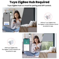 GIRIER Tuya Smart ZigBee/Wi-Fi RF433 Curtain Switch Module for Electric Roller Shutter Blind Motor 1/2CH Works Alexa Hey Google - Image 6