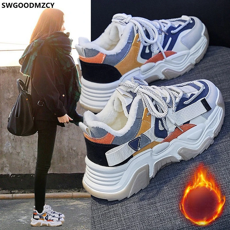 

Женская обувь, кроссовки на платформе для женщин 2024, кроссовки на массивной подошве, женская обувь для бега