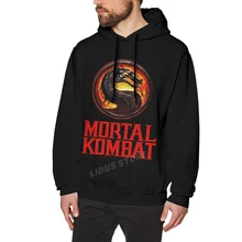 

Mortal Kombat game Hoodie Sweatshirts Harajuku Creativity Street clothes 100% Cotton Streetwear Hoodies