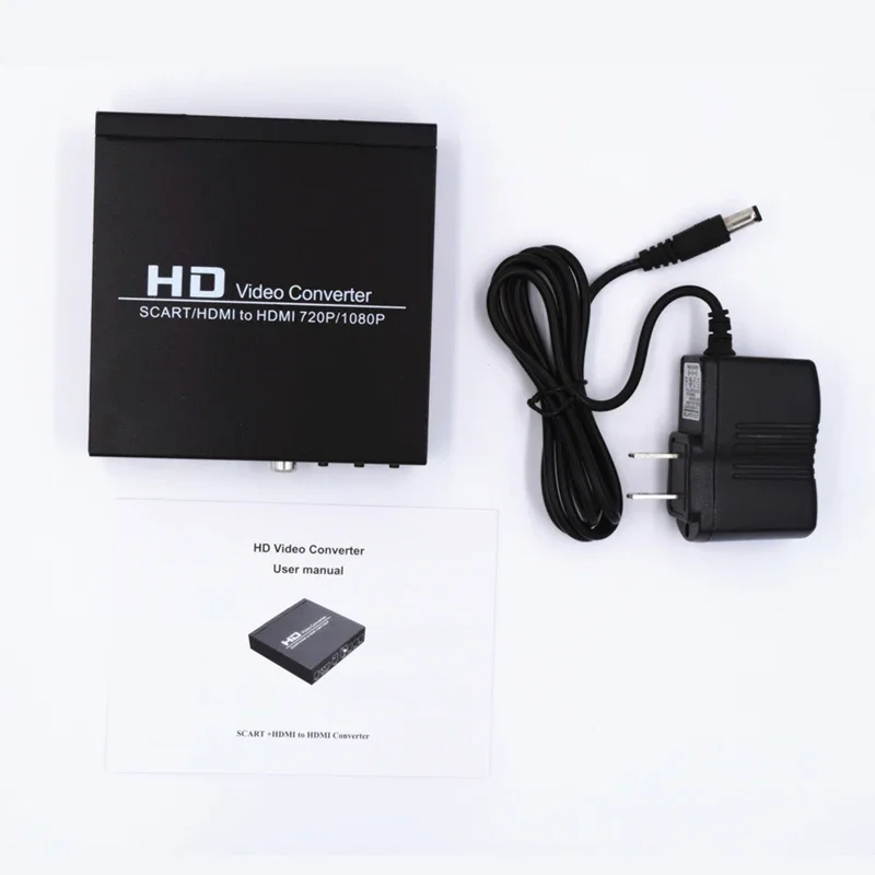 RGB Scart HDMI to HDMI 720P 1080P HD Video Converter Scaler with Audio  Extractor