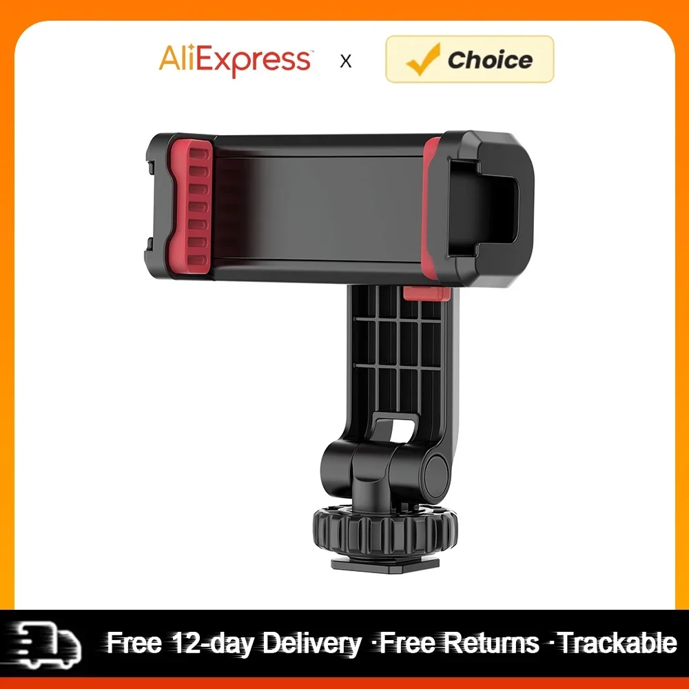 360 Rotatable Multi Functional Phone Holder with Cold Shoe
