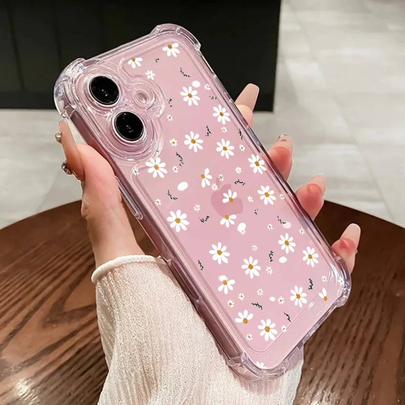 INS Flower Shockproof Phone Case
